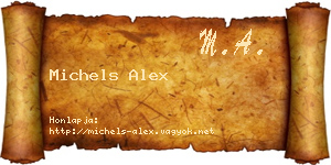 Michels Alex névjegykártya